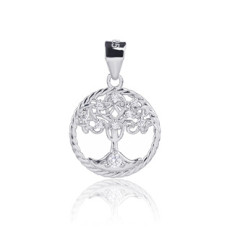 Stříbrný přívěsek strom života