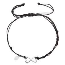 Kabbalah náramek se stříbrným nekonečnem