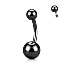 Piercing do pupíku banánek TITAN, 1,6 x 10 mm