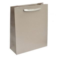 Větší dárková taška perleťově smetanová