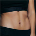 Piercing do pupíku - banánek