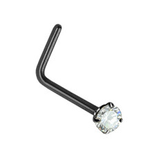 Zahnutý piercing do nosu