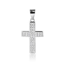 Stříbrný přívěšek kříž