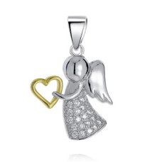 Stříbrný přívěšek andílek