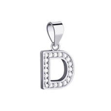 Stříbrný přívěšek - iniciála písmeno