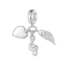 Stříbrný přívěšek korálek s příívěšky