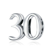 Stříbrný přívěšek korálek na náramek 