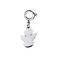 Ocelový přívěsek andělíček s karabinou