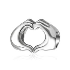 Stříbrný přívěsek korálek na náramek