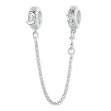 Stříbrný bezpečnostní řetízek na náramek