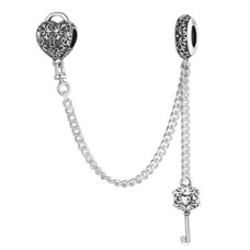 Stříbrný bezpečnostní řetízek na náramek