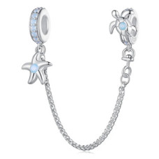 Stříbrný bezpečnostní řetízek na náramek