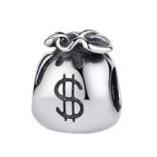 Stříbrný přívěsek korálek na náramek