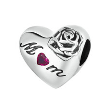 Stříbrný přívěsek korálek na náramek