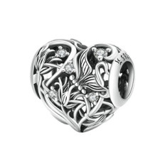 Stříbrný přívěsek korálek na náramek