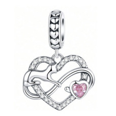 Stříbrný přívěsek korálek na náramek