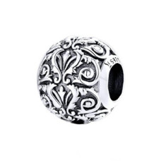 Stříbrný přívěsek korálek na náramek