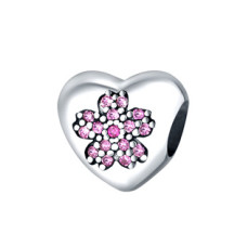 Stříbrný přívěsek korálek na náramek