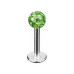 Piercing do brady - labreta se krystaly Swarovski®