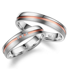 Dámský snubní prsten s diamanty Titan