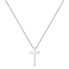 Ocelový náhrdelník s křížkem