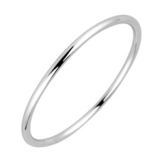 Minimalistický stříbrný prsten kroužek