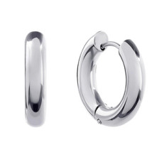 Ocelové náušnice - kruhy 22 mm