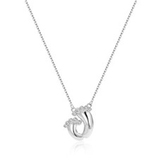 Střibrný náhrdelník dětská chodidla