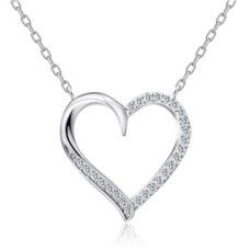 Střibrný náhrdelník srdíčko