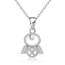 Stříbrný náhrdelník andělíček