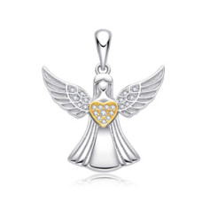 Stříbrný přívěsek andílek