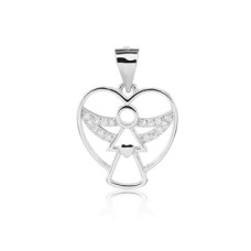 Stříbrný přívěsek andílek