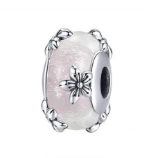 Stříbrný přívěšek korálek na náramek