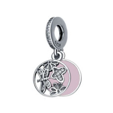 Stříbrný přívěšek korálek na náramek