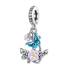 Stříbrný přívěšek korálek na náramek