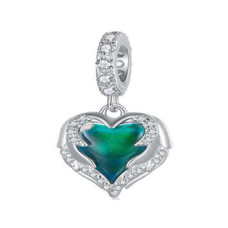 Stříbrný přívěšek korálek na náramek