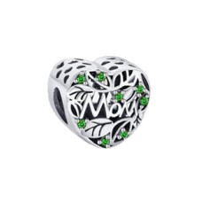 Visací stříbrný přívěšek korálek