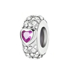 Stříbrný přívěšek korálek na náramek