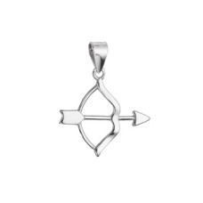 Stříbrný přívěsek luk