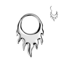 Piercing segment kruh s plameny