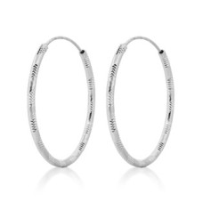 Stříbrné náušnice kruhy 20 mm