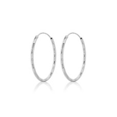 Stříbrné náušnice kruhy 12 mm
