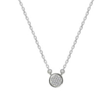 Minimalistický stříbrný náhrdelník