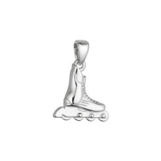 Stříbrný přívěsek kolečková brusle