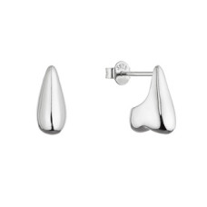 Stříbrné náušnice kapka