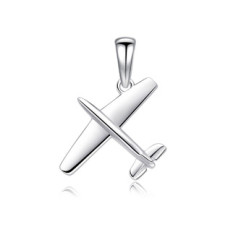 Stříbrný přívěšek - letadlo