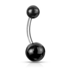 Piercing do pupíku - banánek