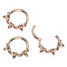 Zlacený ocelový kruh - helix / cartilage / septum piercing Zlacený ocelový kruh - helix / cartilage / septum piercing