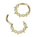 Zlacený ocelový kruh - helix / cartilage / septum piercing Zlacený ocelový kruh - helix / cartilage / septum piercing