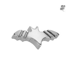 Náhradní ozdoba netopýr k dermálu / labretě TITAN, 1,2 mm